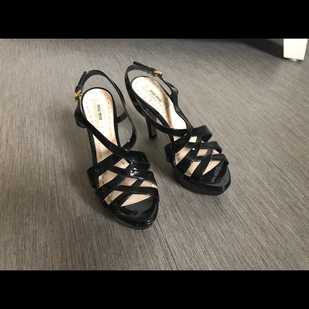 Miu Miu Platform Sandals - image 1